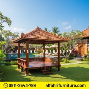 Gazebo 3x3 Meter Ideal untuk Taman Minimalis