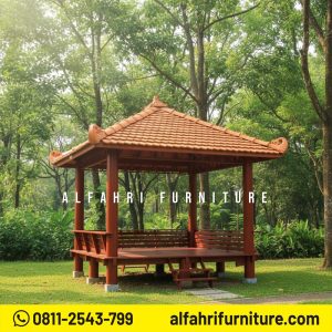 Gazebo 3x3 Meter Gaya Minimalis Modern